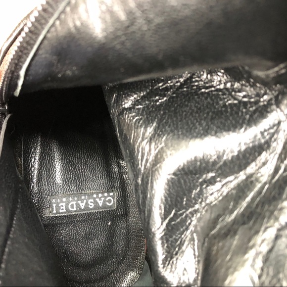 Casadei Made in Italy Leather Calf Hair Boots 7.5 - Picture 11 of 14